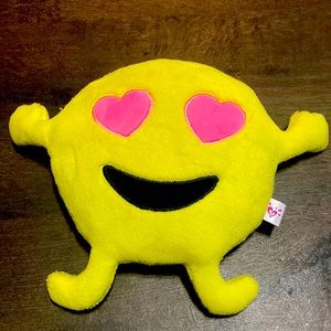 Heart eye emoji stuffed animal 😍